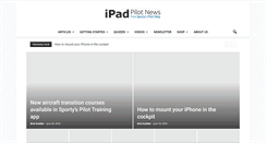Desktop Screenshot of ipadpilotnews.com